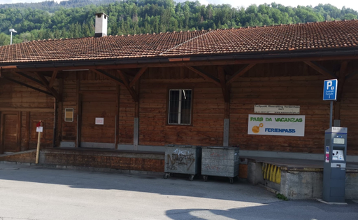 Unser Treffpunkt am Bahnhof Ilanz