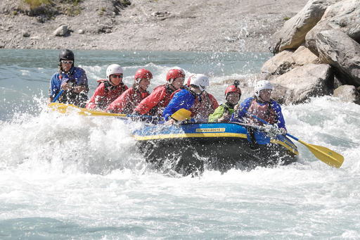 River Rafting im Vorderrhein